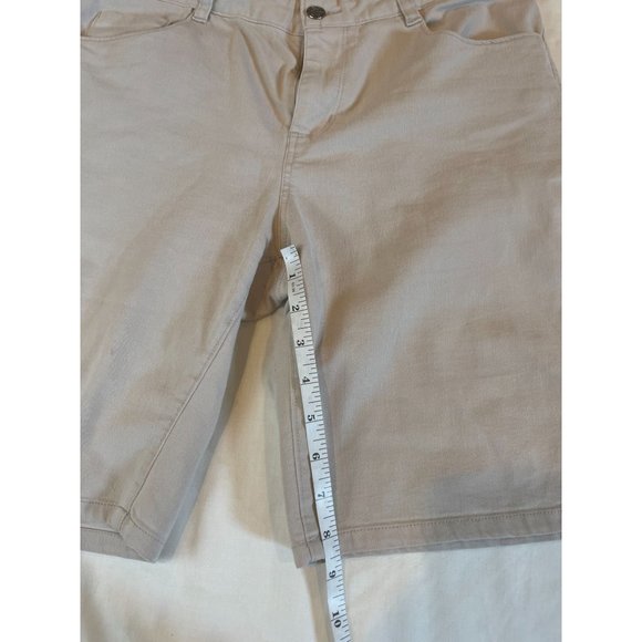 Woolrich Womens Denim Jeans Shorts Mid Rise Flat Front Stretch Gray Size 8 - Picture 6 of 9